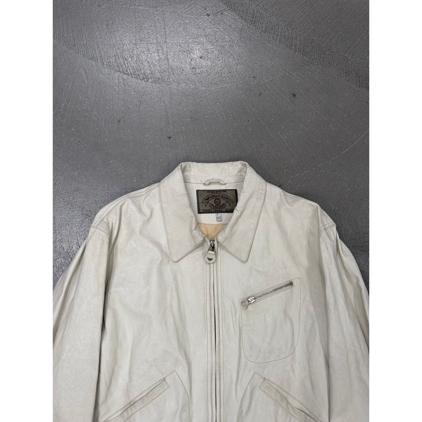 Giorgio Armani 1990s Emporio Armani leather jacket Size US L / EU 52-54 / 3 - 2 Thumbnail