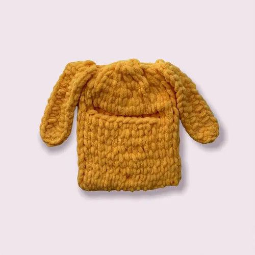 Handmade Handmade Knitted Balaclava Bunny Style Tiktok Size ONE SIZE - 2 Thumbnail