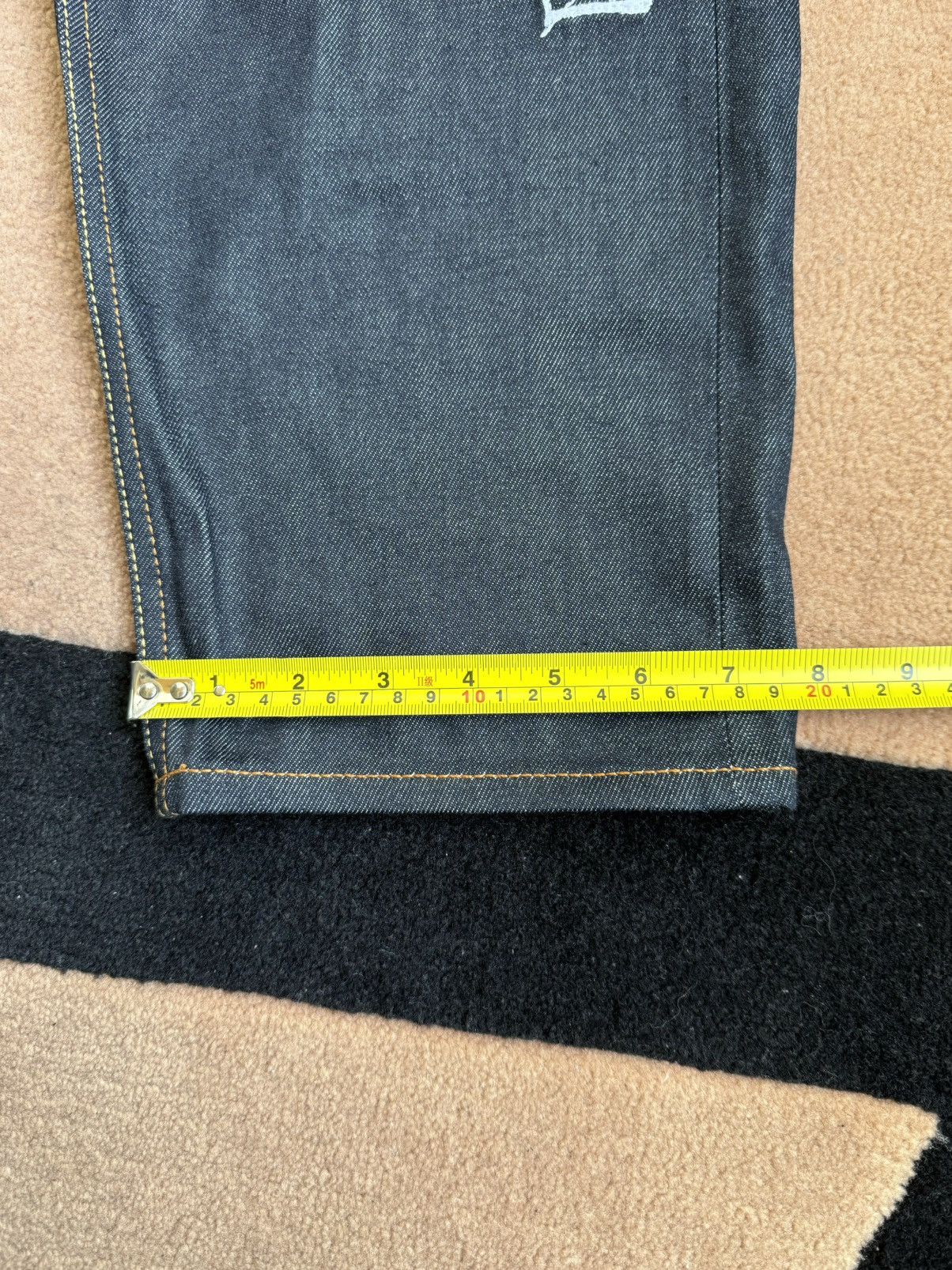Evisu × Vintage EVISU dinosaur embroidery daicock style jeans！size：32x22 Size US 32 / EU 48 - 10 Thumbnail