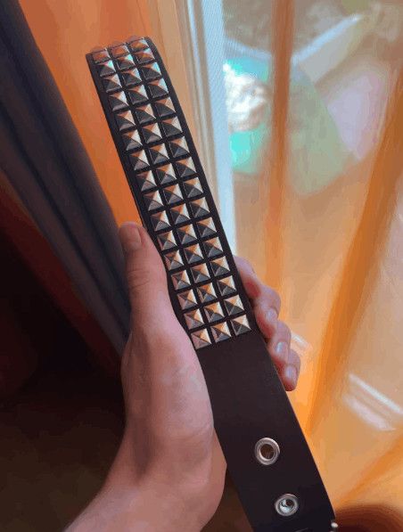 Japanese Brand × Vintage Y2K 2000s Gothic Leather Studded Belt Size ONE SIZE - 4 Thumbnail