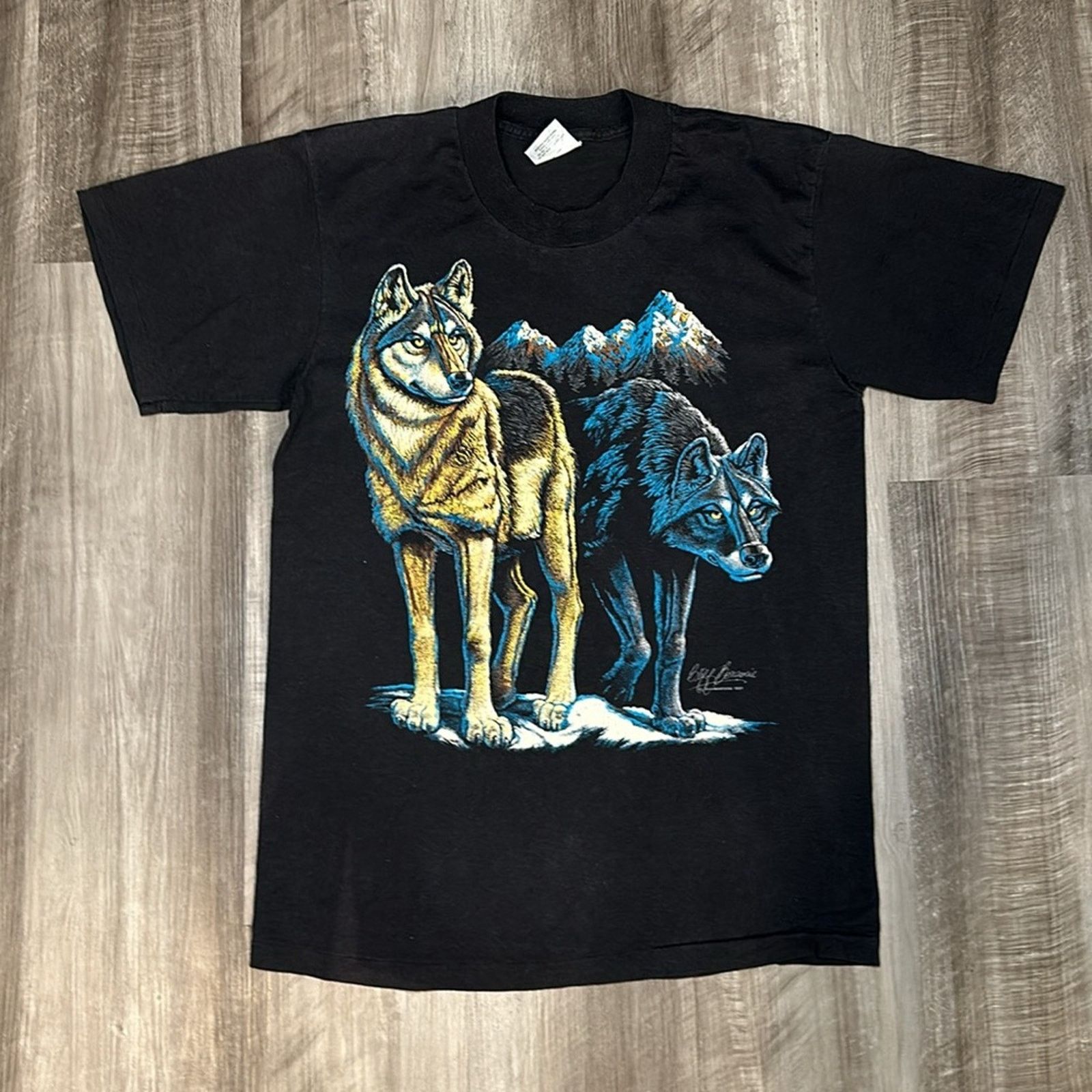 Other Timber Wolf Cliff Bonamie 1991 Vintage Oneita Tee - Large Size US L / EU 52-54 / 3 - 2 Thumbnail