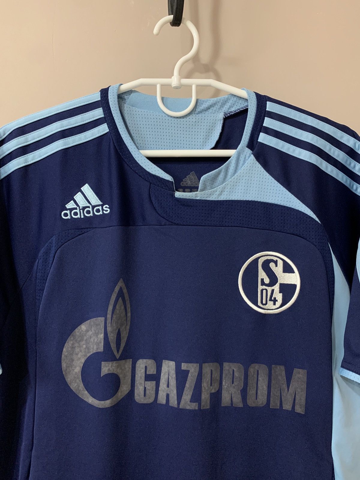 Adidas Schalke 04 2008 Third Football Shirt Adidas Soccer Jersey S Size US S / EU 44-46 / 1 - 5 Thumbnail
