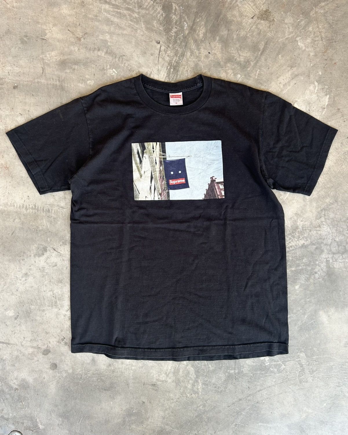 Supreme Supreme black tee Flag shape Size US XS / EU 42 / 0 - 2 Thumbnail