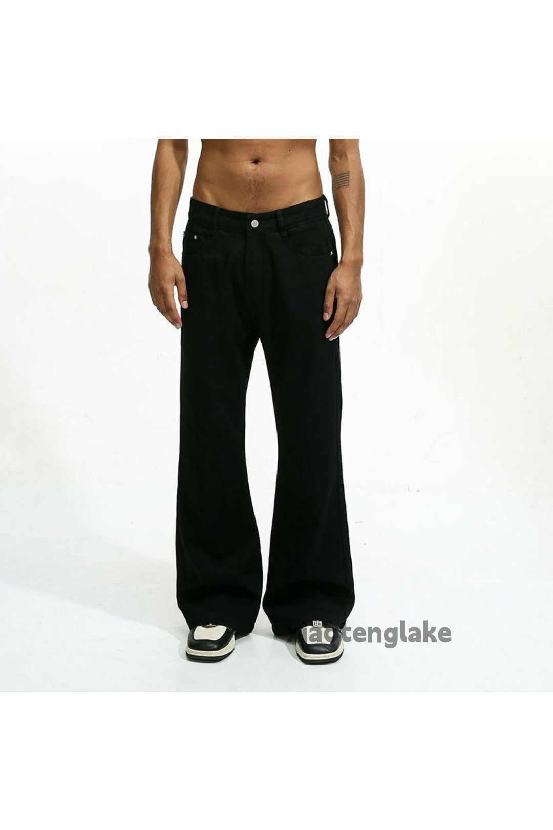 Jean zx vintage wide Leg flared hiphop yuppie bootcut jeans Size US 32 / EU 48 - 5 Thumbnail