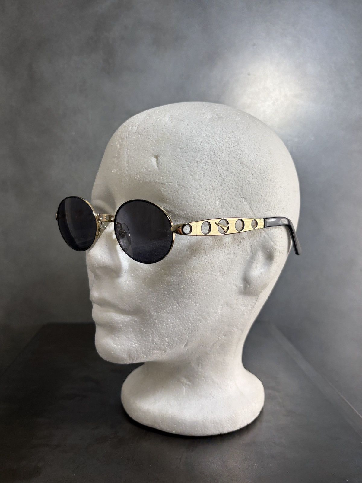 Designer NOS 1990s Sunglasses Metal JPG Diesel Sover Italy Deadstock Size ONE SIZE - 8 Thumbnail