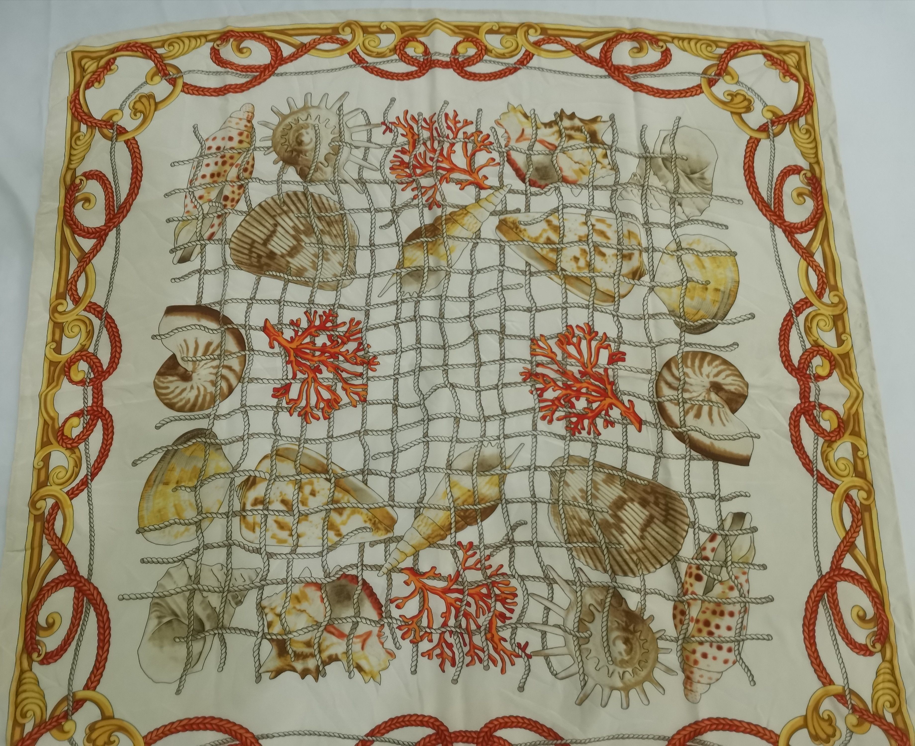 Vintage Rare vintage Italian designer scarves luxury design Size ONE SIZE - 2 Thumbnail
