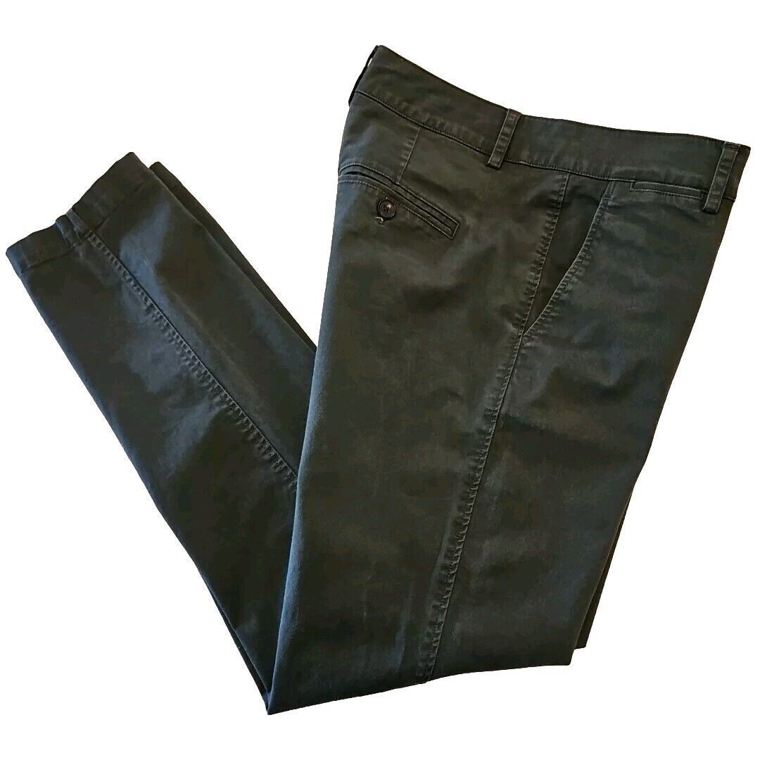 Vince Vince Slim Straight Chino Pants Womens 6 Green Modern Stretc Size 28" / US 6 / IT 42 - 1 Thumbnail