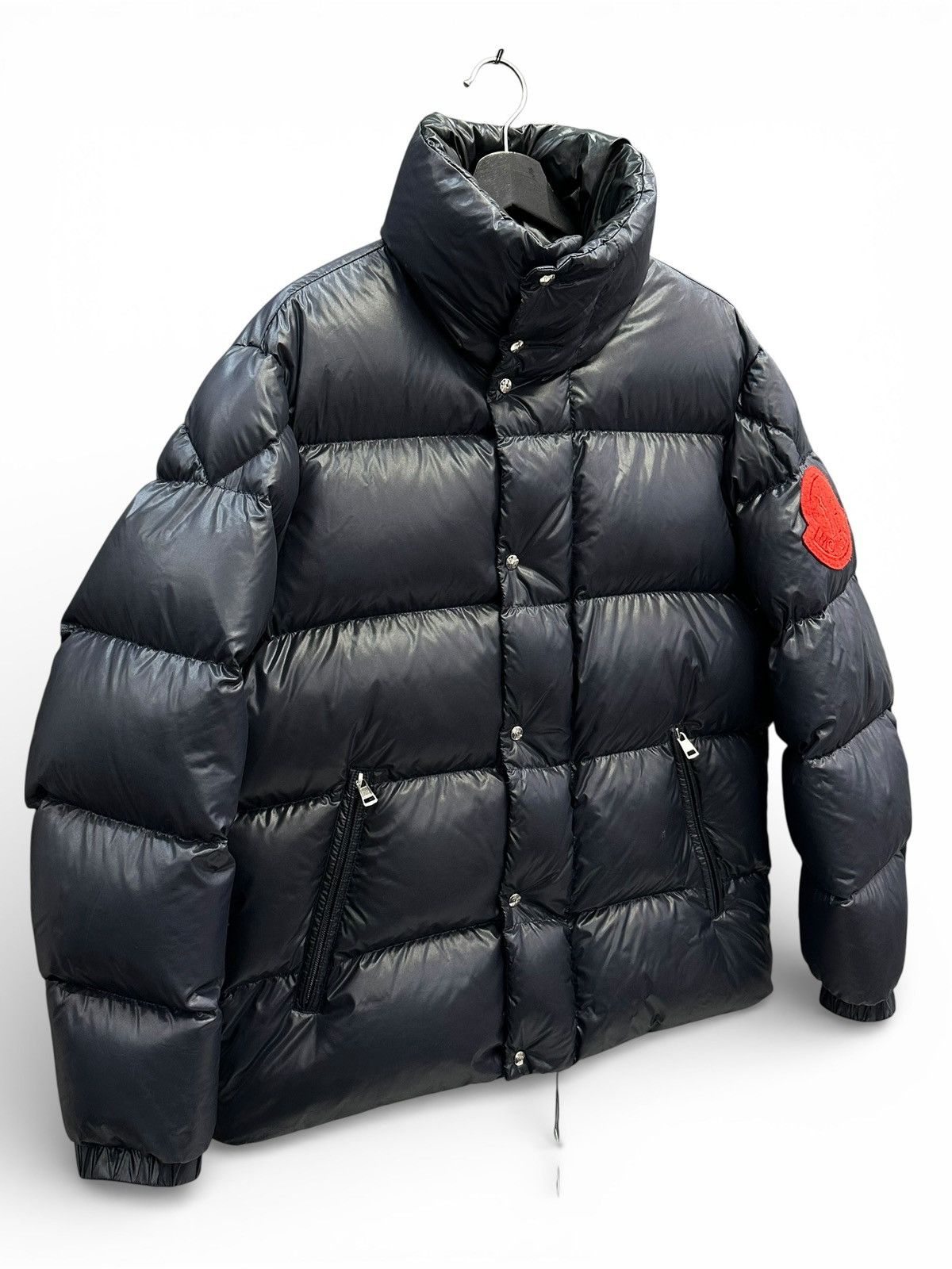 Moncler Moncler Navy Down Dervaux Jacket Size US L / EU 52-54 / 3 - 3 Thumbnail