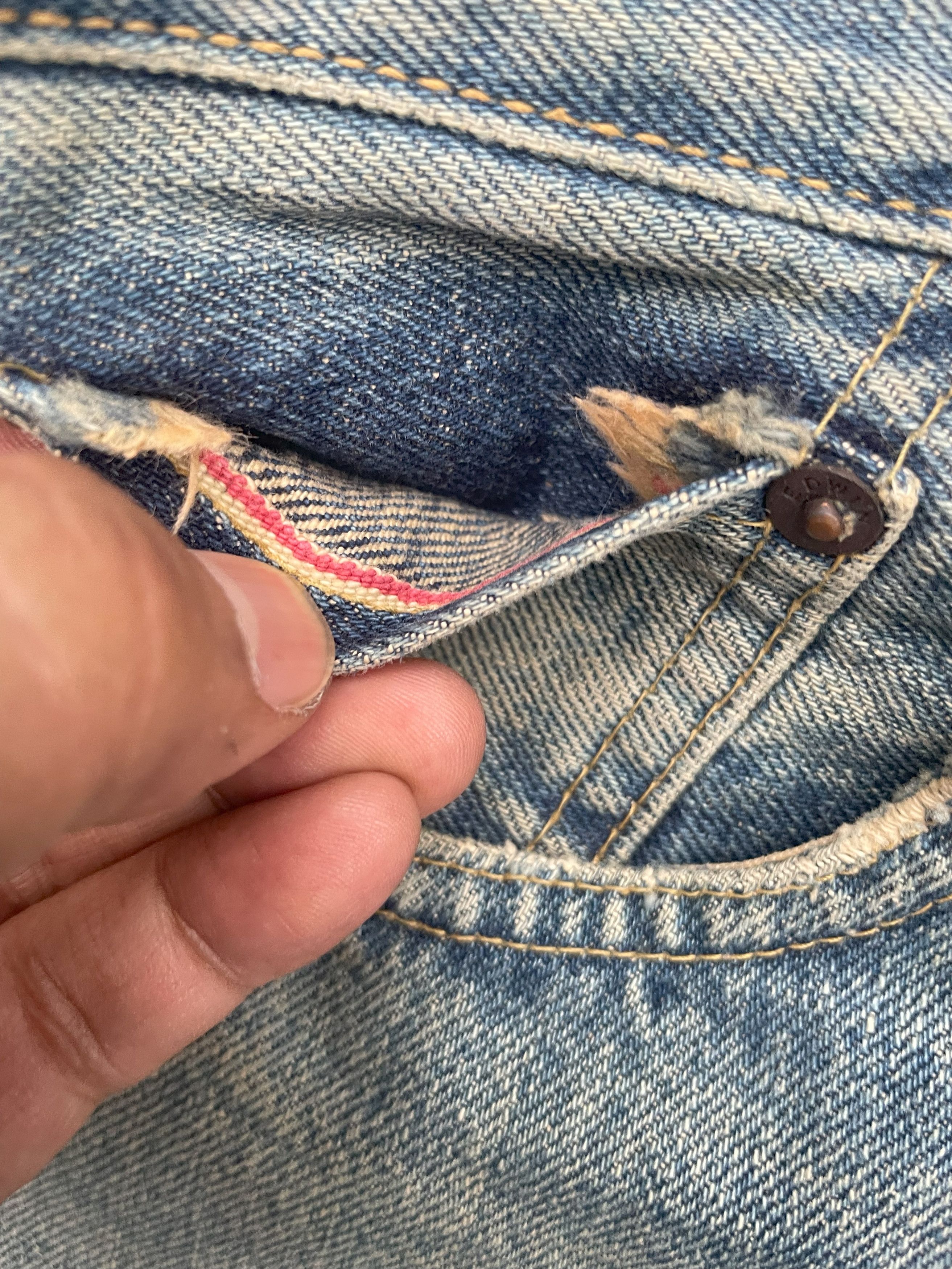 Edwin Vintage Edwin 505 Selvedge Jeans Size US 31 - 10 Thumbnail