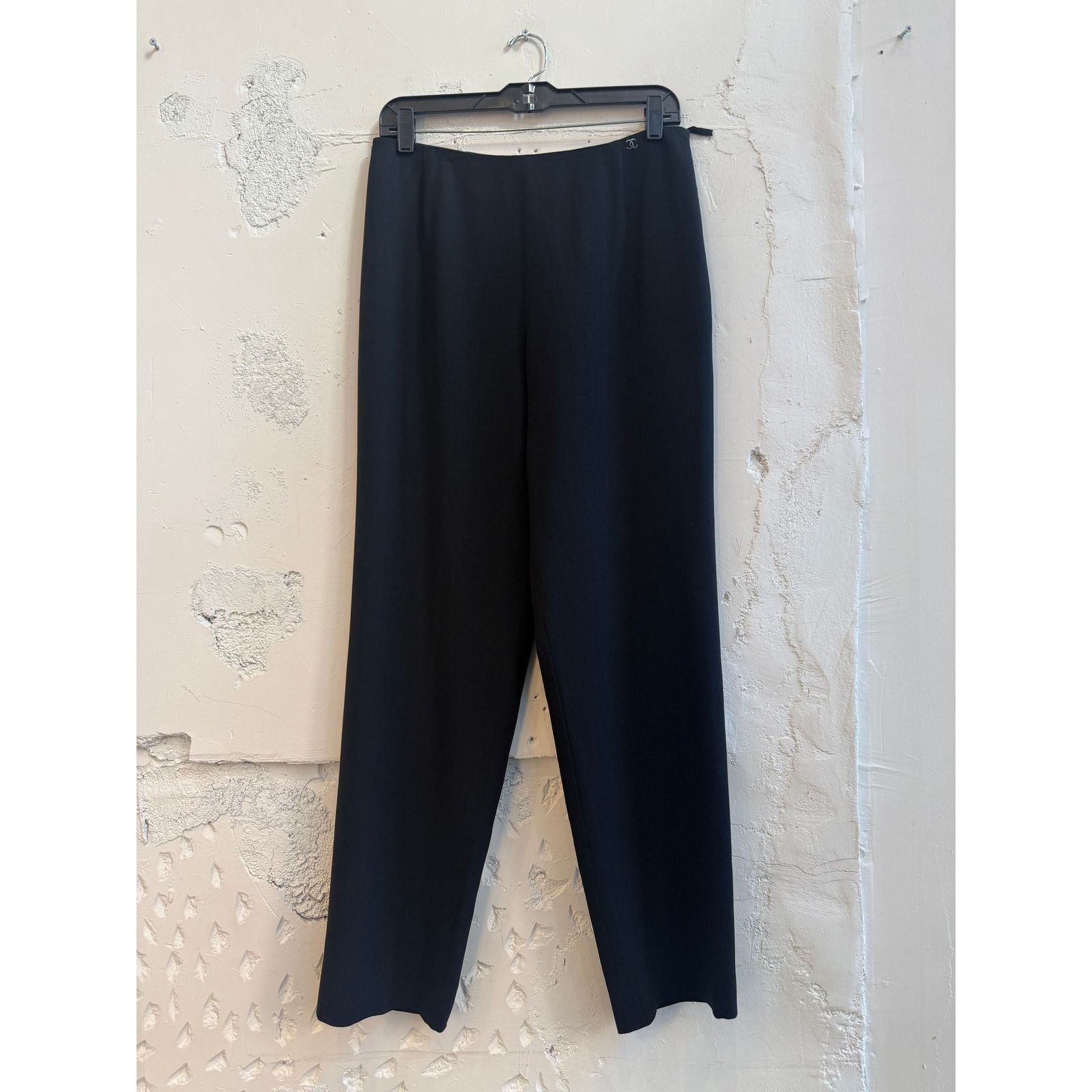 Chanel Vintage Chanel Black CC Logo Pants Size 30" / US 8 / IT 44 - 1 Thumbnail