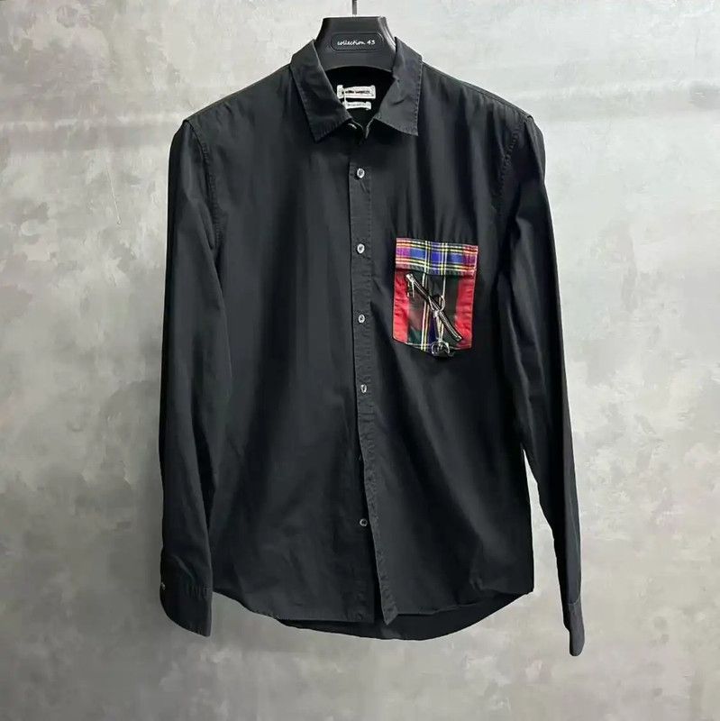 Alexander McQueen Alexander McQueen Black Cotton Women's Shirt 0089 Size M / US 6-8 / IT 42-44 - 1 Thumbnail