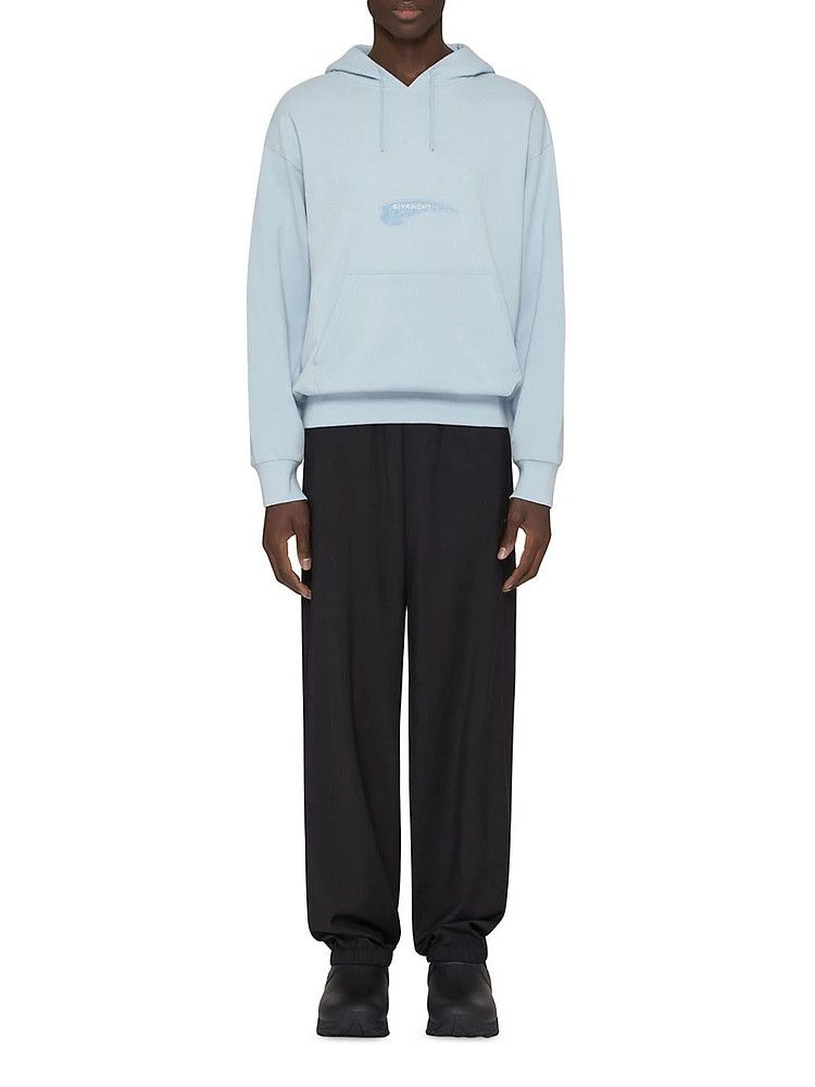Givenchy o1w1db10325 Boxy Fit Hoodie Fleece in Sky Blue Size US XL / EU 56 / 4 - 3 Thumbnail