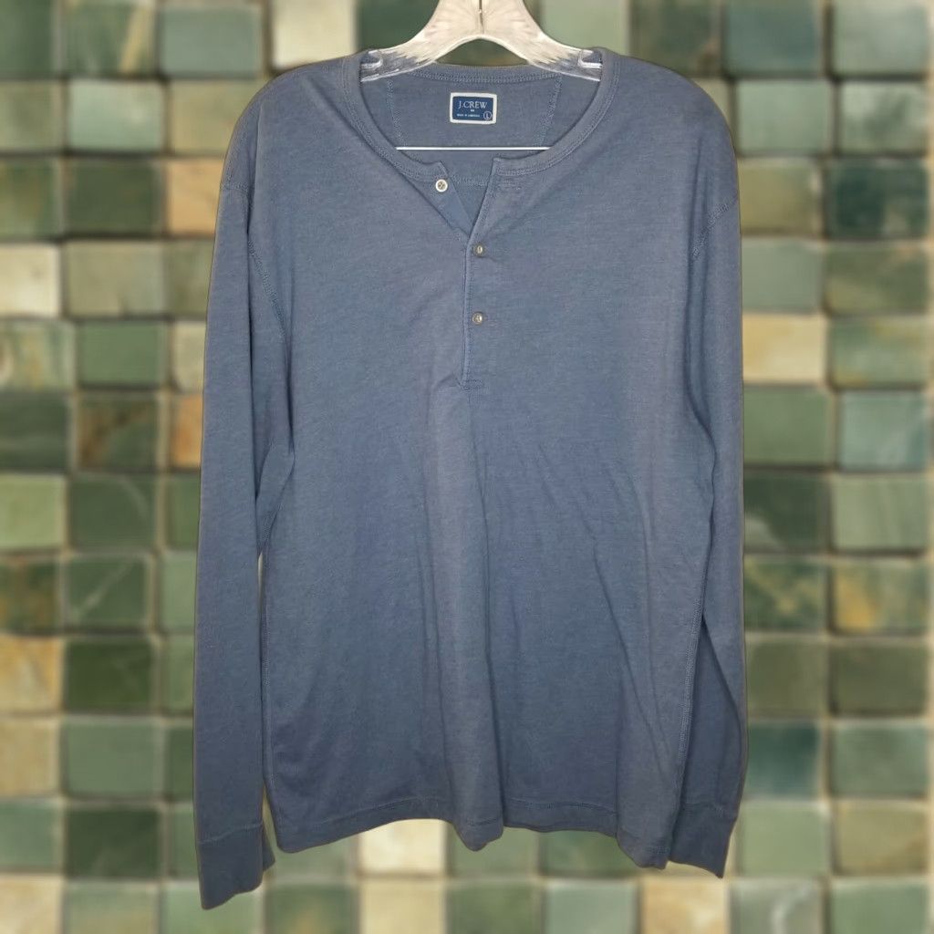 J.Crew VINTAGE? Wait not vintage. J.Crew Shirt Mens Long Sleeve Button-Up Blue Size L Size US L / EU 52-54 / 3 - 1 Thumbnail