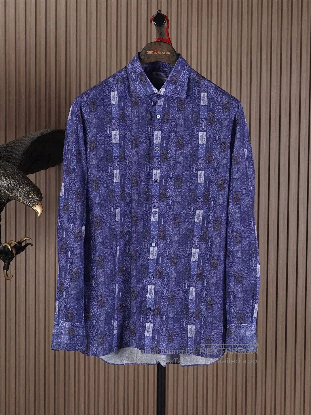 Zilli ZILLI Silk Blend Shirt for Men. Size US S / EU 44-46 / 1 - 1 Thumbnail