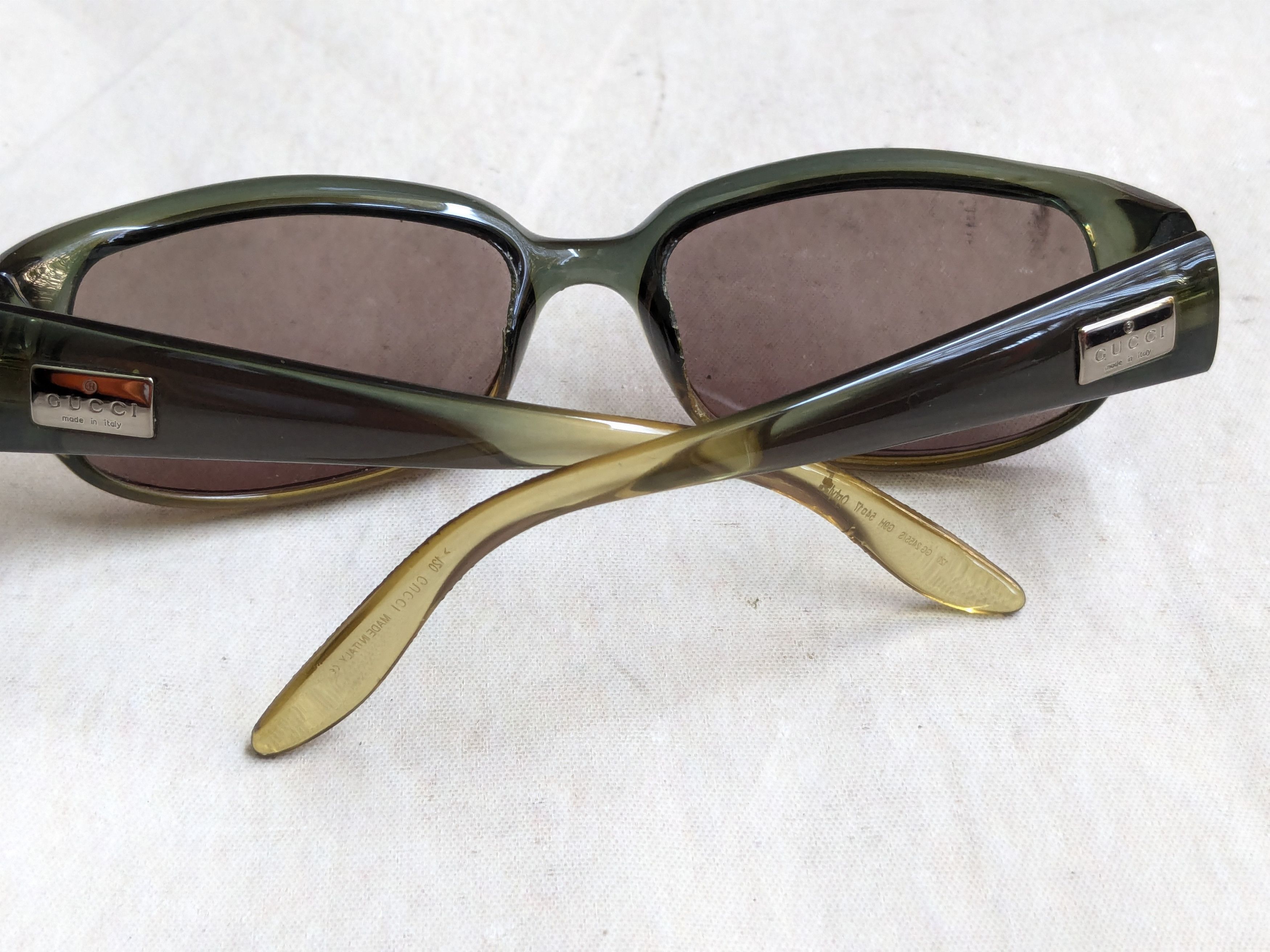 Gucci Gucci Sunglasses GG2475/S Green Gradient Plastic Y2K Size ONE SIZE - 9 Thumbnail