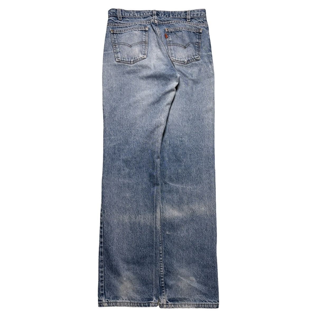 Levi's Vintage 80s Levi's Light Wash 509 0217 Orange Tab Jeans 33 Size US 33 - 1 Thumbnail