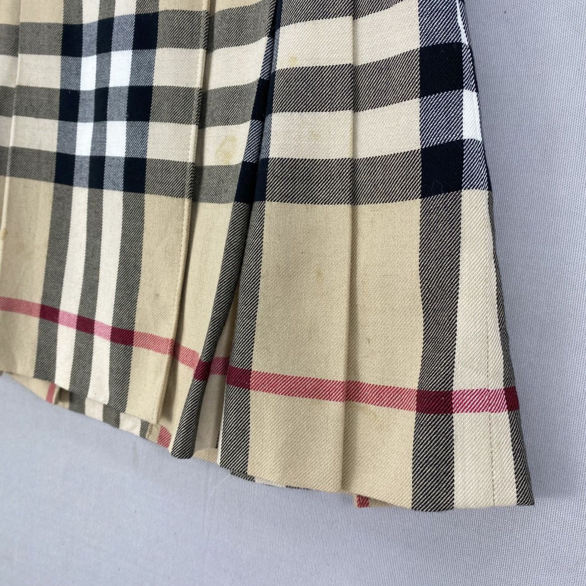 Burberry Burberry London Nova Check Pleated Mini Skirt Size 23" - 3 Thumbnail