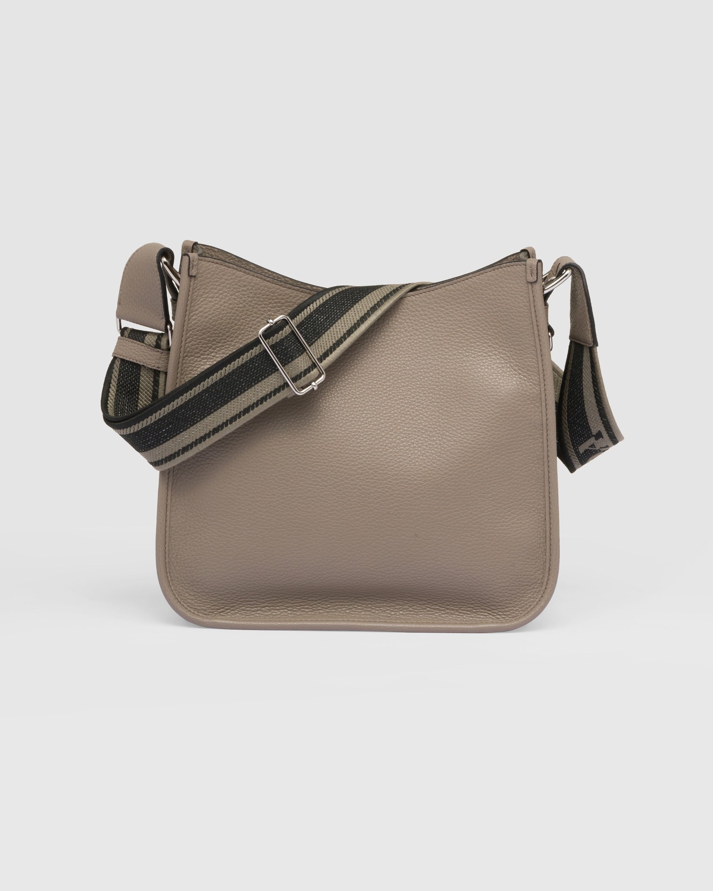 Prada o1la1rc1a0925 Size: OS / Leather Hobo Bag in Taupe Size ONE SIZE - 4 Thumbnail