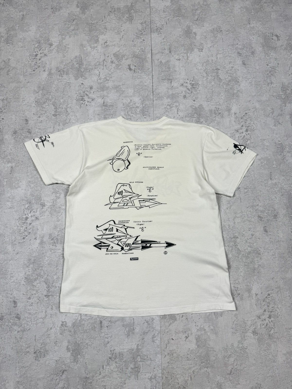 Supreme Supreme Rammellzee Tag T-Shirt Size M Size US M / EU 48-50 / 2 - 6 Thumbnail