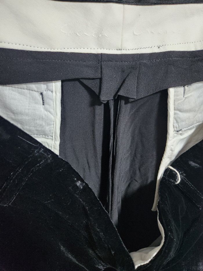 Rick Owens Rick Owens NOIR velvet Tapered PANTS Size US 28 / EU 44 - 3 Thumbnail