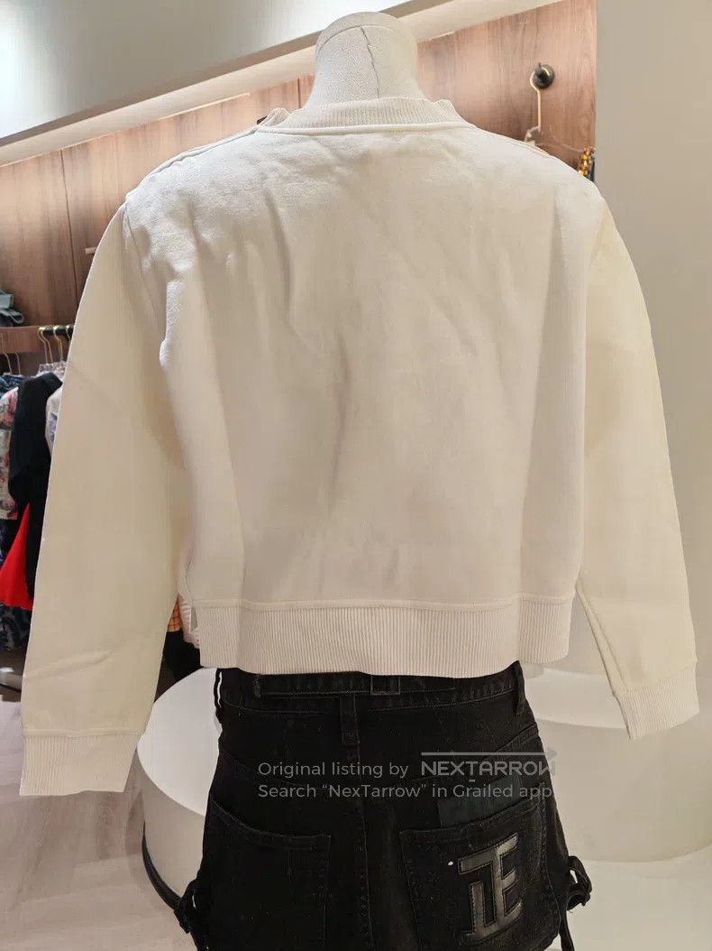 Fendi Fendi White short hoodie Size XS / US 0-2 / IT 36-38 - 5 Thumbnail