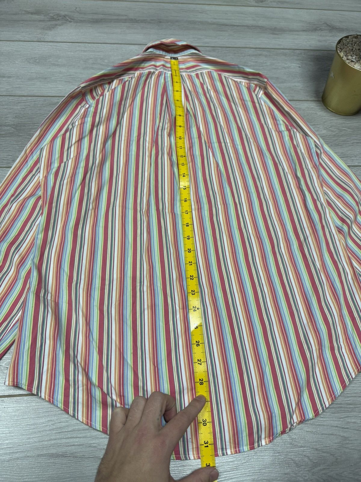 Polo Ralph Lauren Ralph Lauren POLO vintage stripped shirt buttons Size US M / EU 48-50 / 2 - 11 Thumbnail