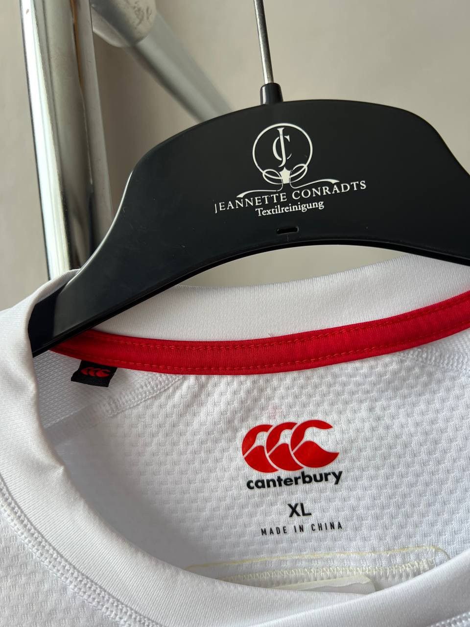 2018 ENGLAND #16 MATCH WORN PLAYER ISSUED U20 RUGBY SHIRT XL