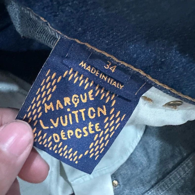 Louis Vuitton Louis Vuitton Washed Old Studded Long Jeans 2505-Nextarrow Size US 34 / EU 50 - 7 Thumbnail
