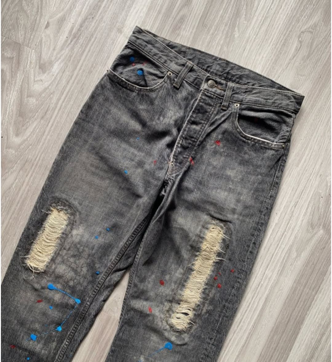 PPFM Popfm ripped jeans Size US 30 / EU 46 - 3 Thumbnail