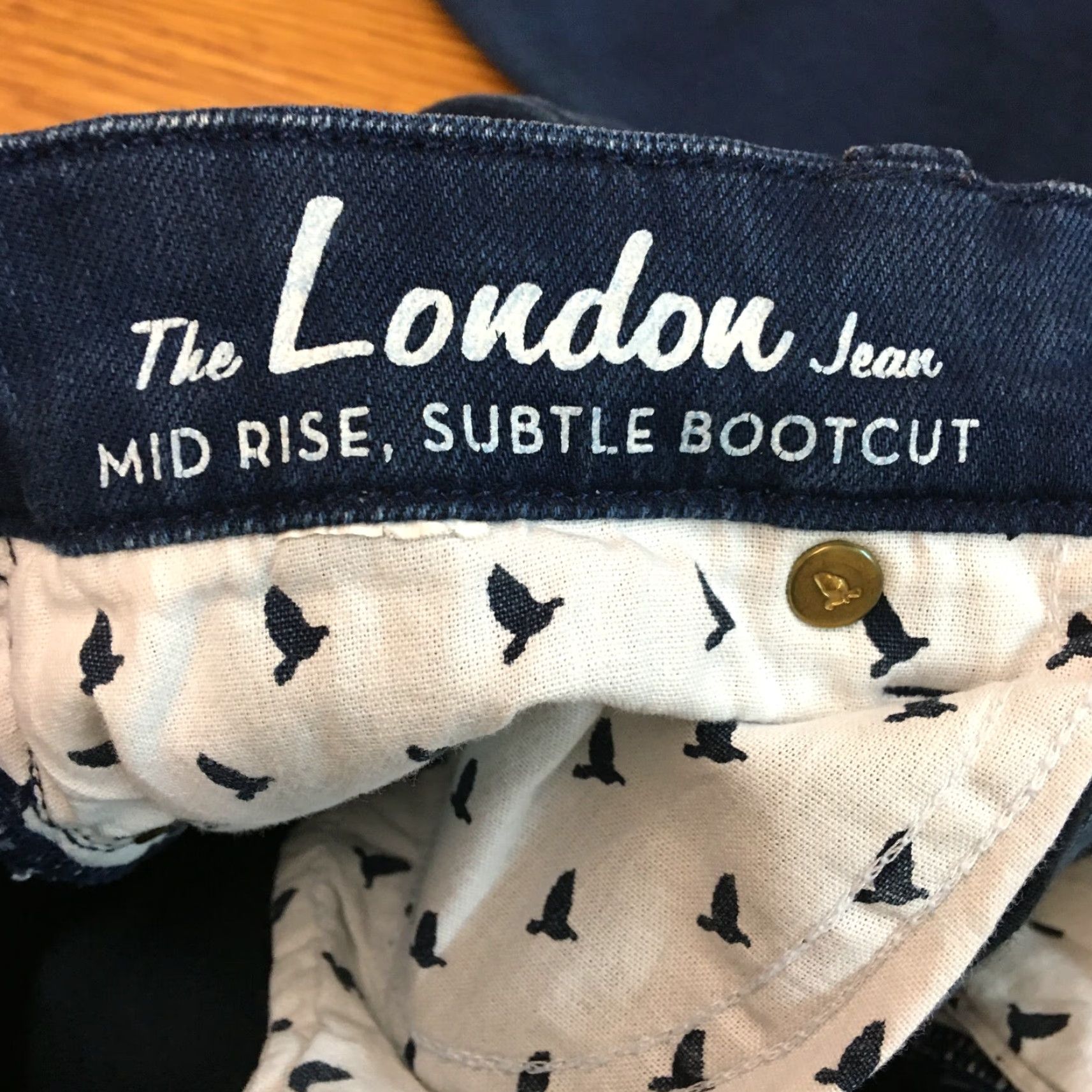 Vintage MiH Jeans Womens The London Mid Rise Subtle Bootcut Blue Denim Jeans Size 27 Size 30" / US 8 / IT 44 - 3 Thumbnail