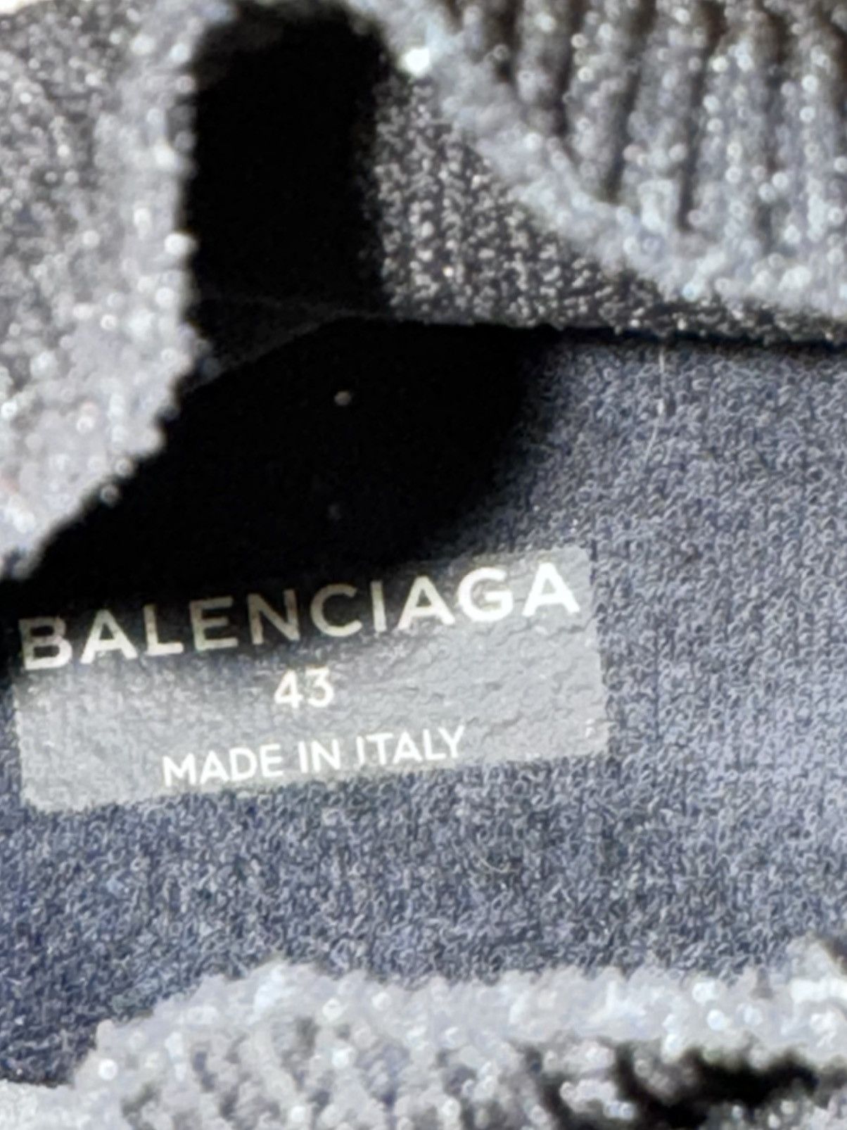 Balenciaga Balenciaga Speed Trainer Black White (2016) Size US 10 / EU 43 - 5 Thumbnail