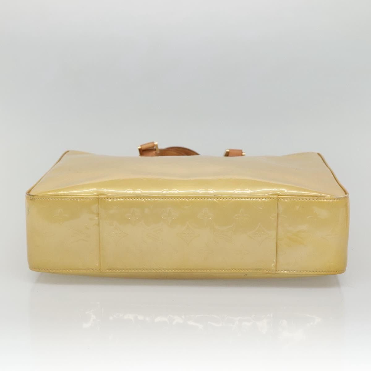 Louis Vuitton LOUIS VUITTON Monogram Vernis Columbus Tote Bag Beige M91023 Size ONE SIZE - 9 Thumbnail