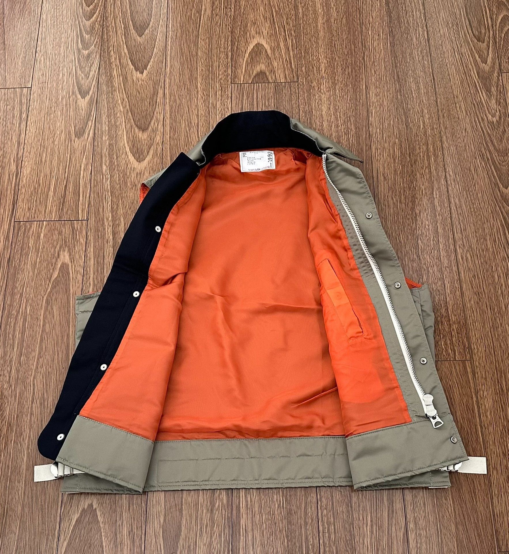 Sacai Sacai 23SS Nylon Twill Vest Size US S / EU 44-46 / 1 - 3 Thumbnail