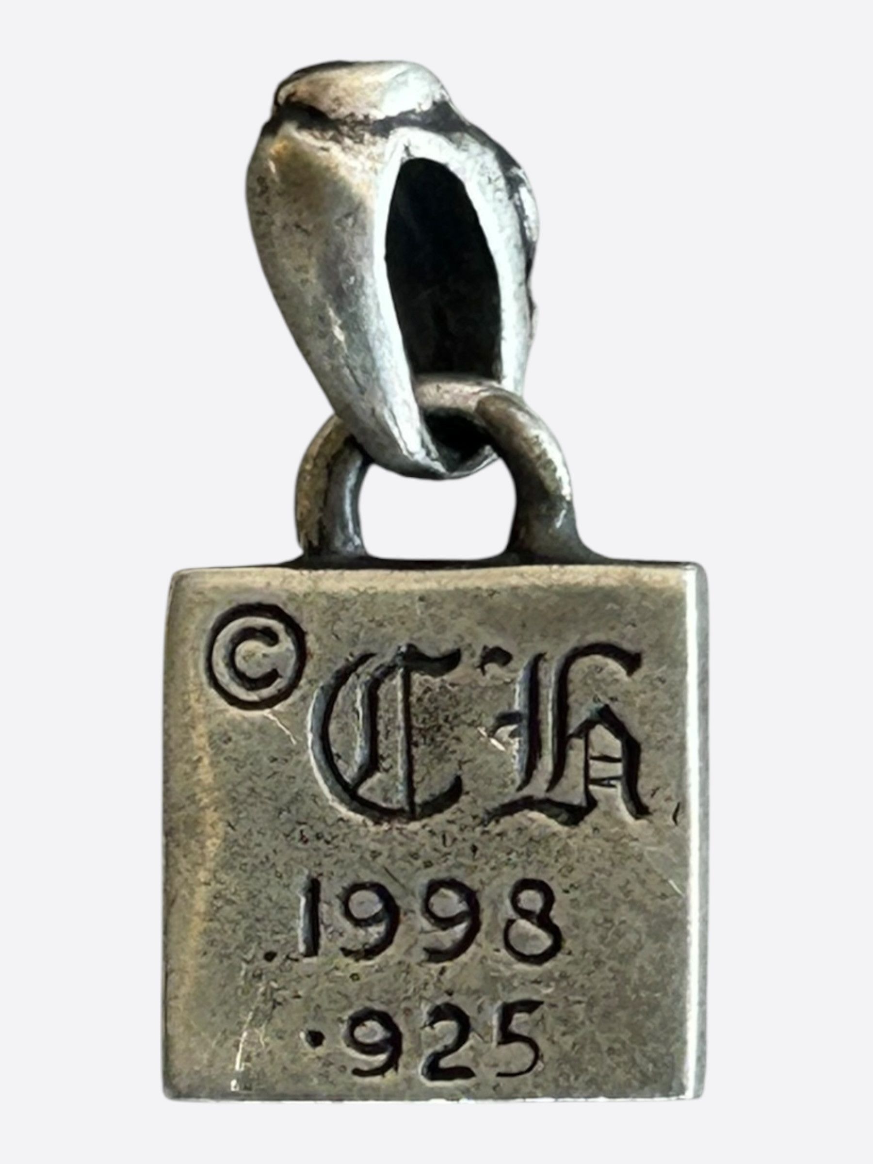 Chrome Hearts Chrome Hearts Silver & Sapphire Frame Pendant Size ONE SIZE - 2 Thumbnail