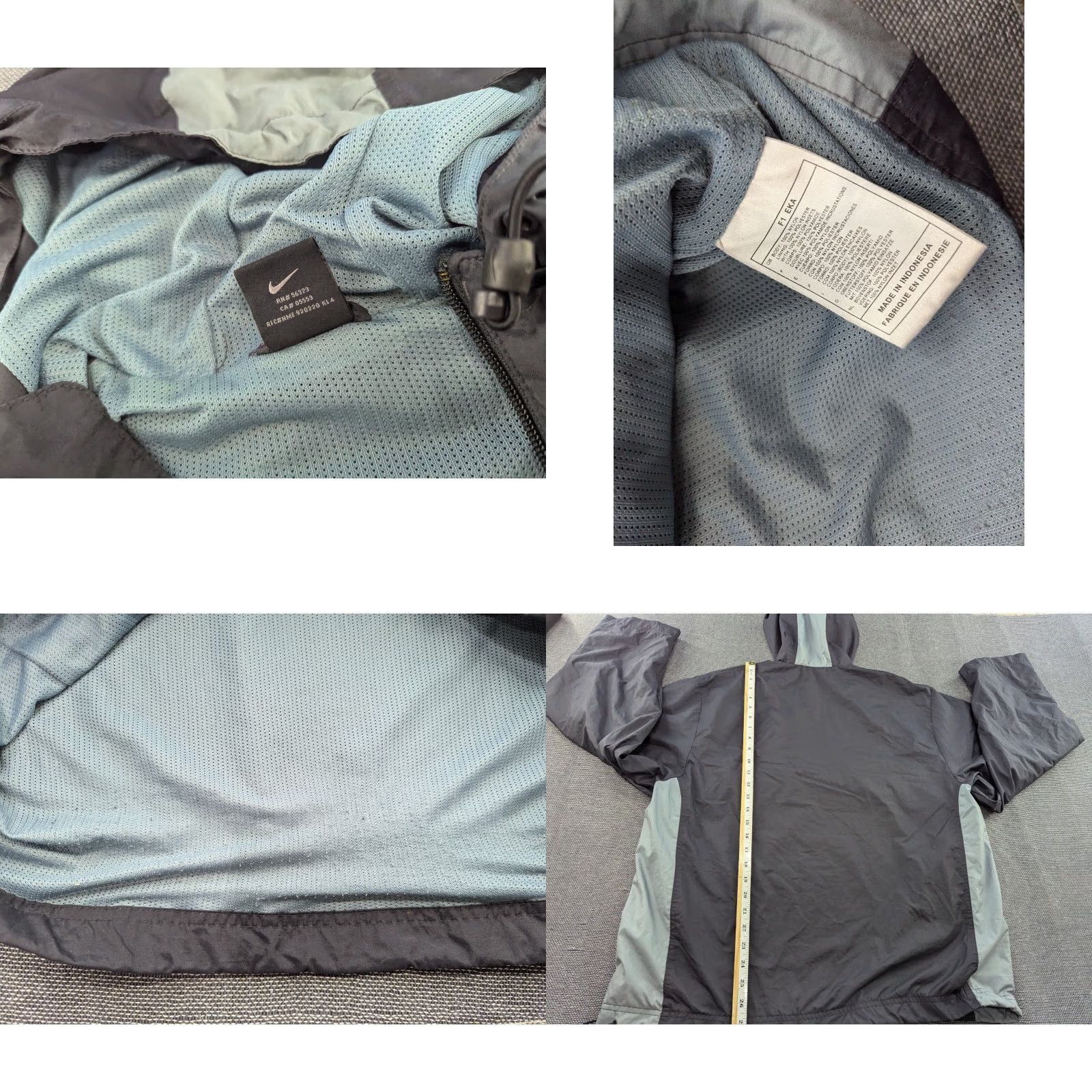 Nike Nike Central Logo Anorak Jacket Mens Small Gray Windbreaker 1/4 Zip Vintage Size US S / EU 44-46 / 1 - 8 Thumbnail