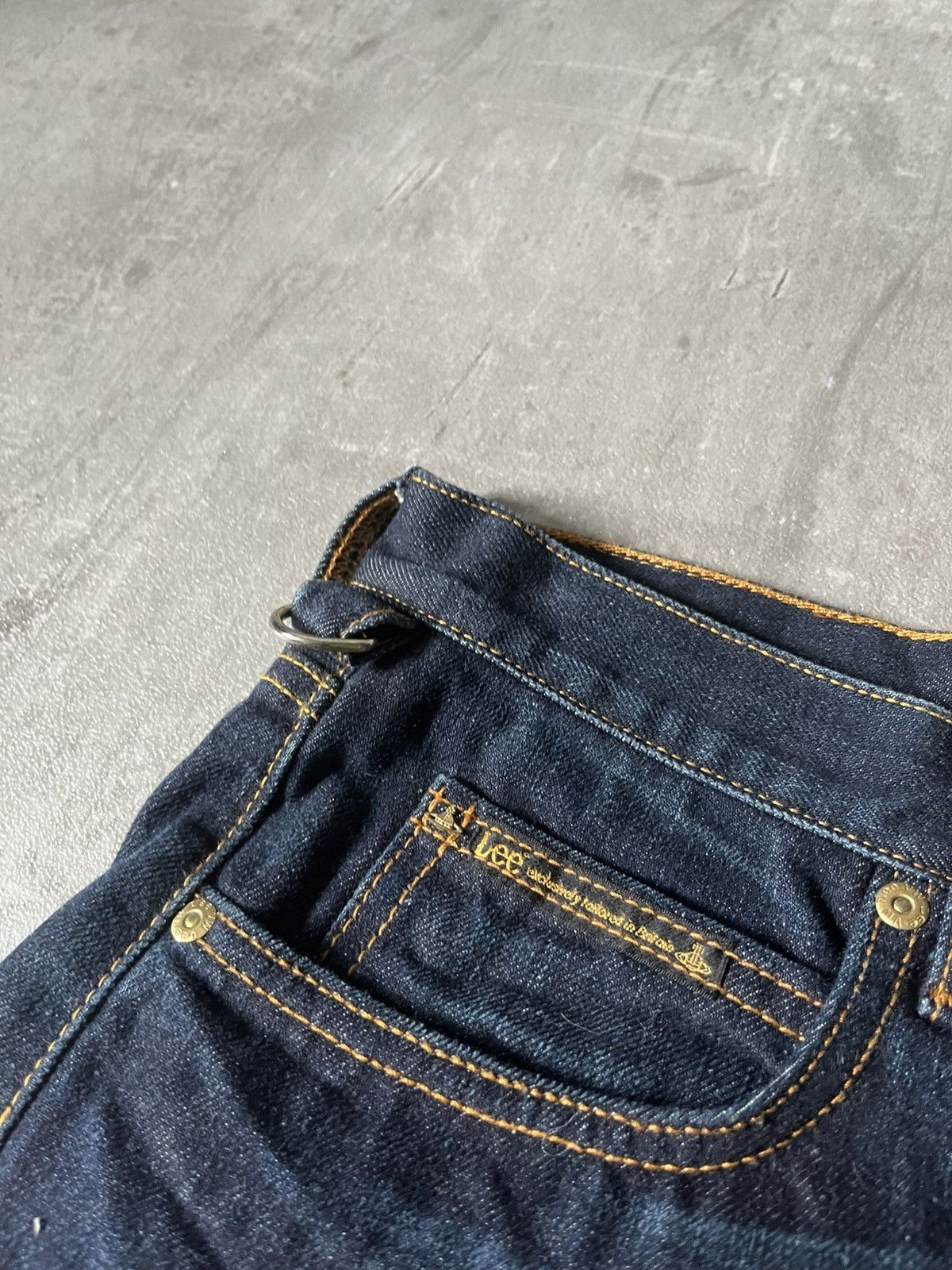 Lee × Vivienne Westwood Vivienne Westwood x Lee zipped crotch jeans navy rare Size US 30 / EU 46 - 9 Thumbnail