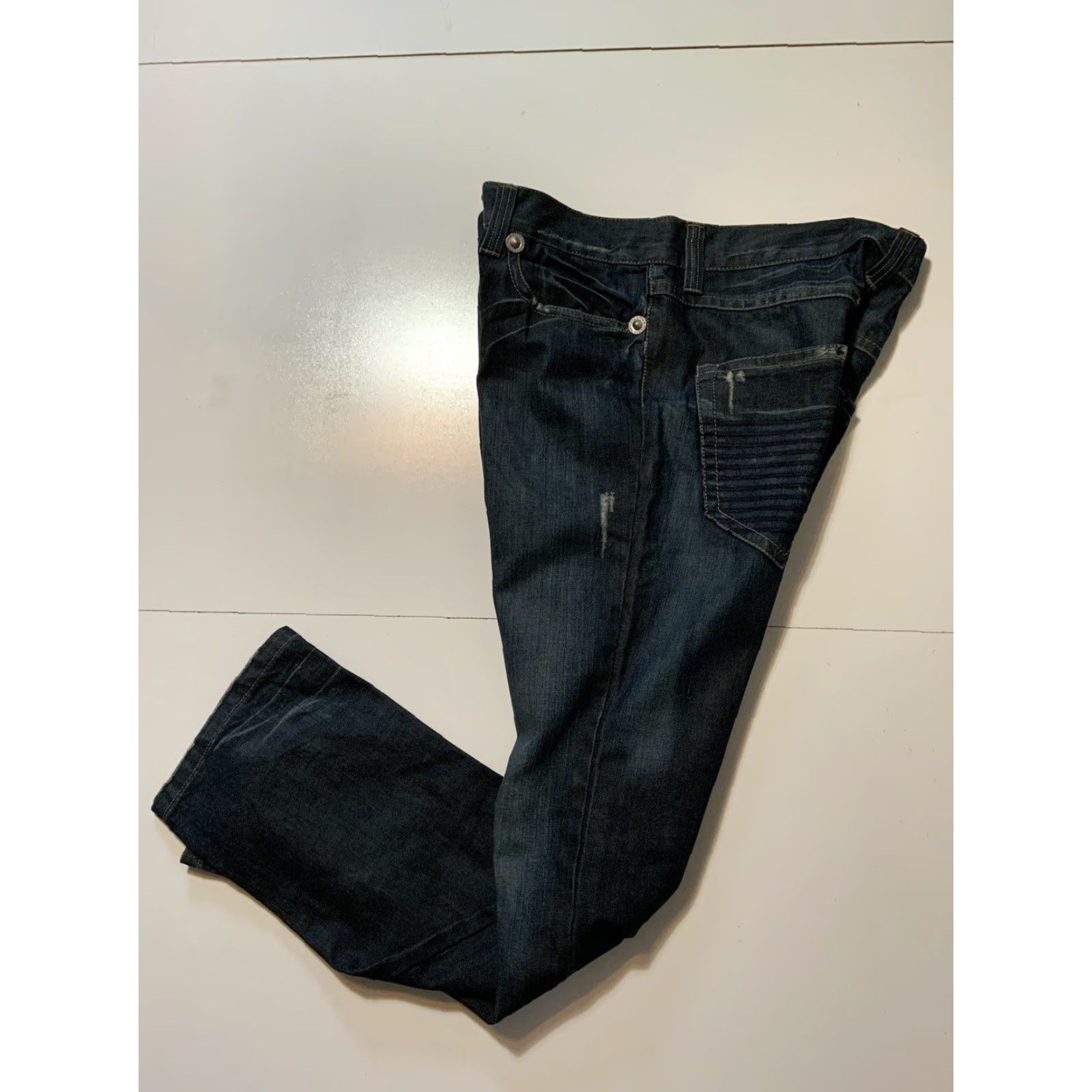 John Richmond VINTAGE John Richmond Jeans Button Fly Rock N Roll Denim Sz. 36 Men Blue 36 Inseam Rock Theme 90s Mens Size US 36 / EU 52 - 4 Thumbnail