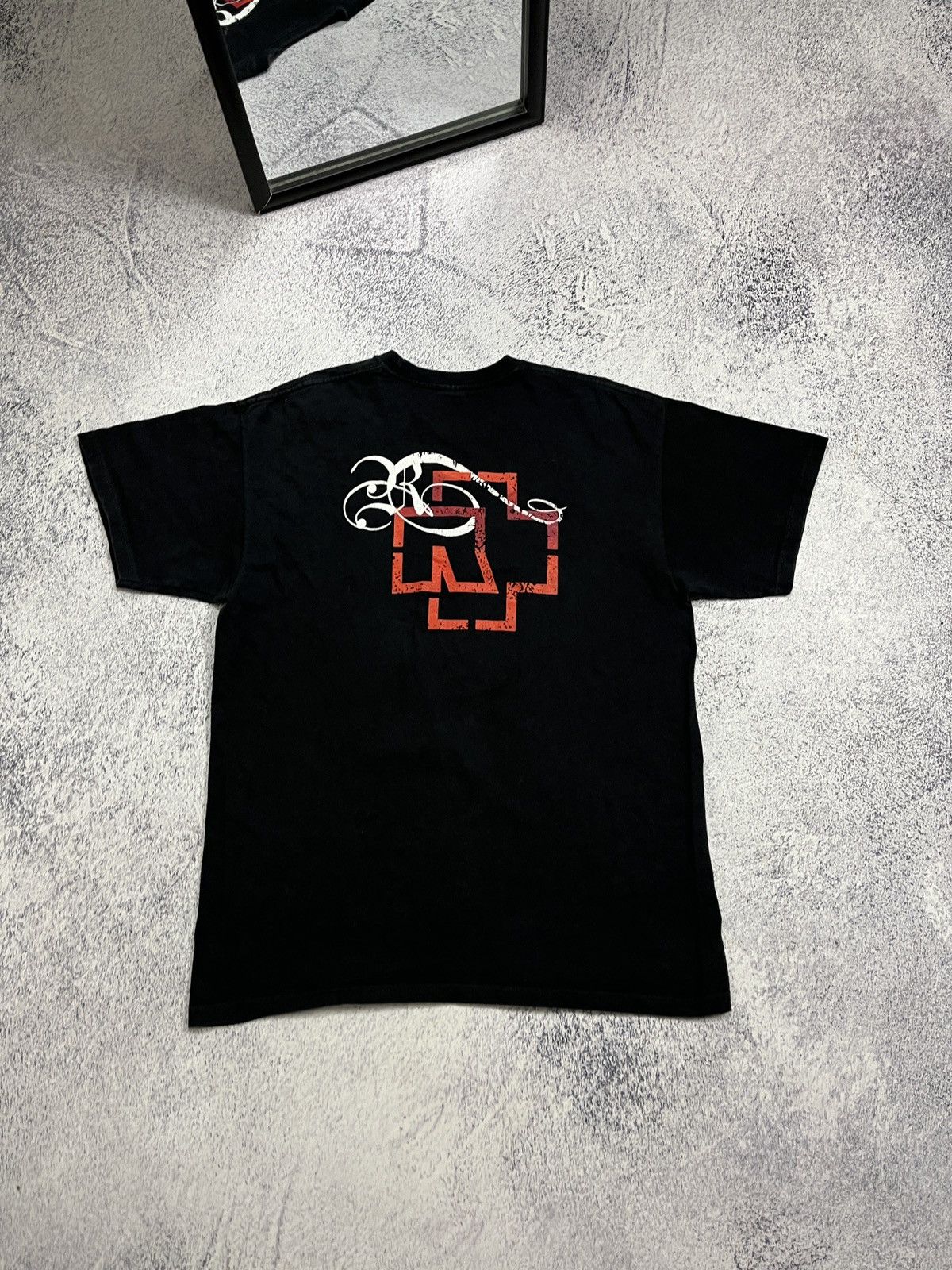Band Tees × Vintage Vintage 2000s Rammstein Rosenrot T Shirt Band Tee Size US L / EU 52-54 / 3 - 8 Thumbnail