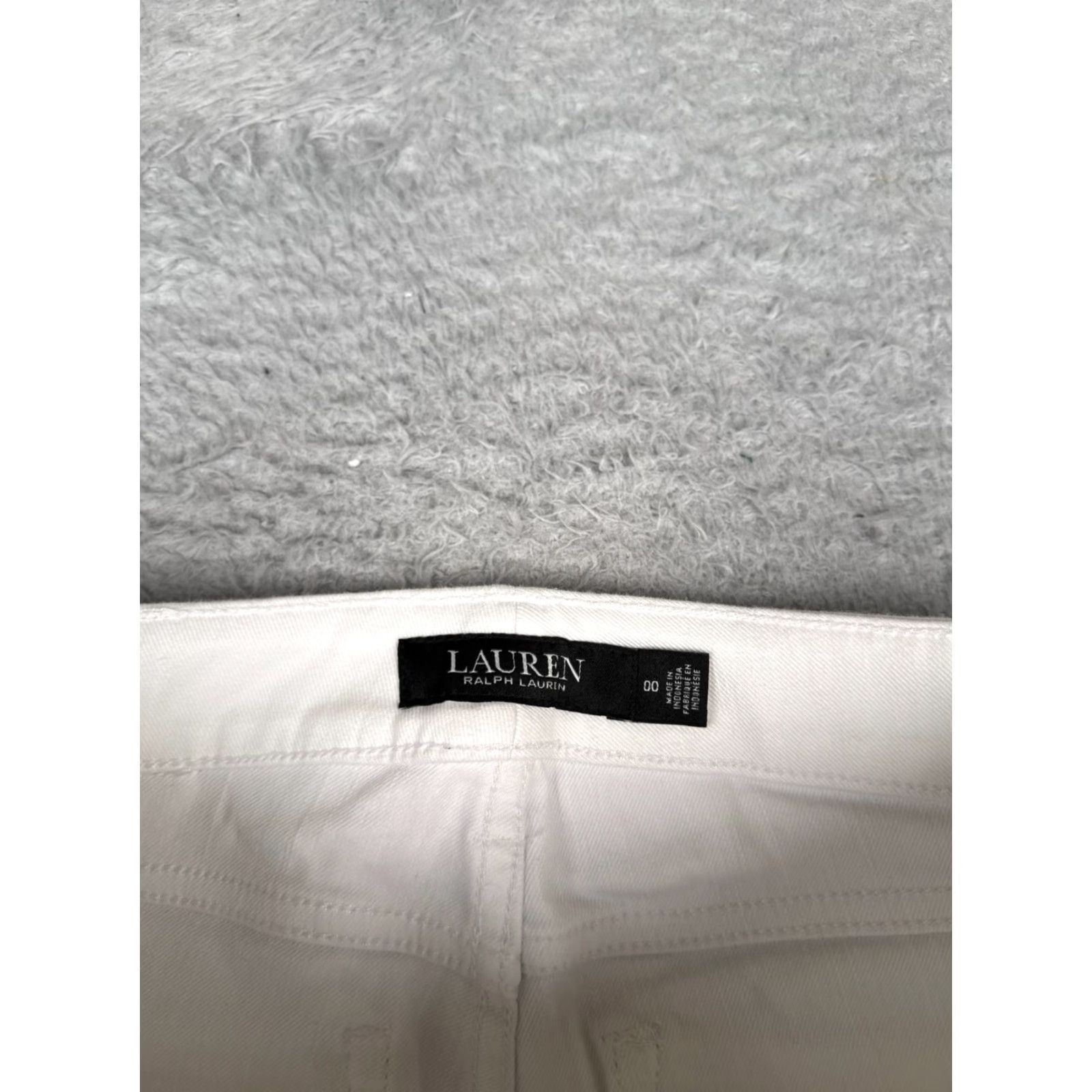 Ralph Lauren Lauren Ralph Lauren Shorts Women 00 White LRL Cutoff Denim Cotton Black Label Size 24" / US 00 / IT 34 - 7 Thumbnail
