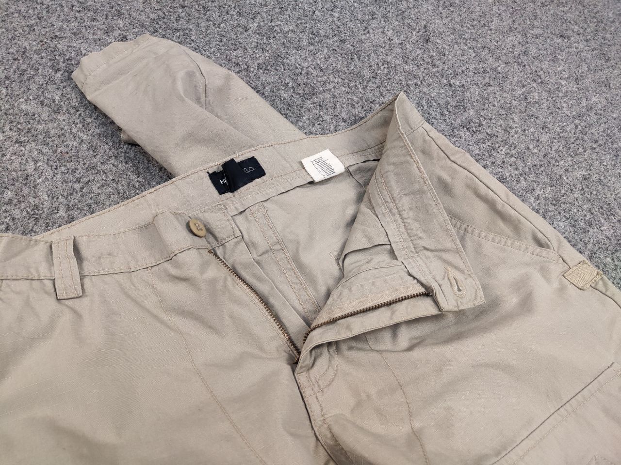 If Six Was Nine VTG hysteric glamour Style Baggy Cargo Pants Y2K Hype Size US 31 - 15 Thumbnail