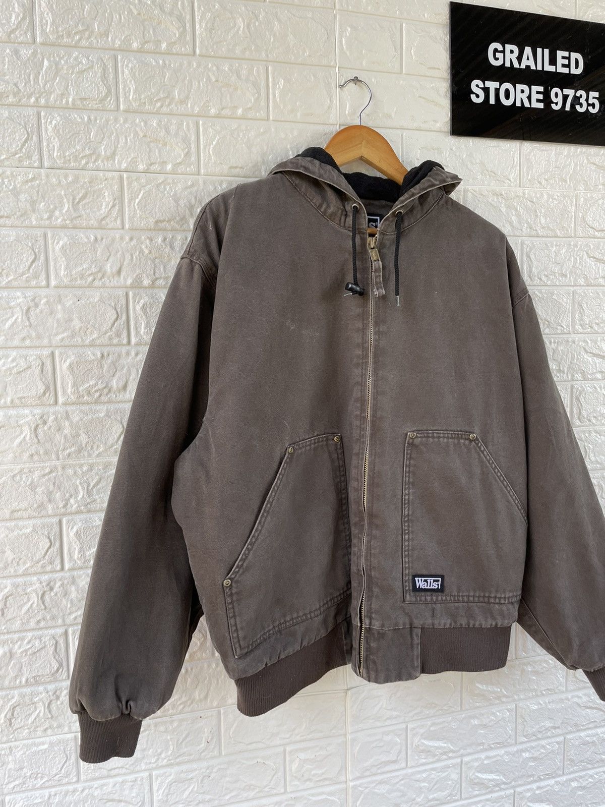 Japanese Brand Vintage Walls Work Wear Hoodie Jacket Size US XL / EU 56 / 4 - 3 Thumbnail