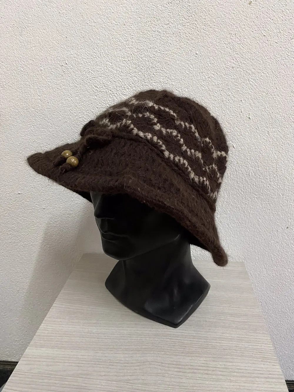 Japanese Brand Japanese Brand Wool Bucket Hat Size ONE SIZE - 2 Thumbnail