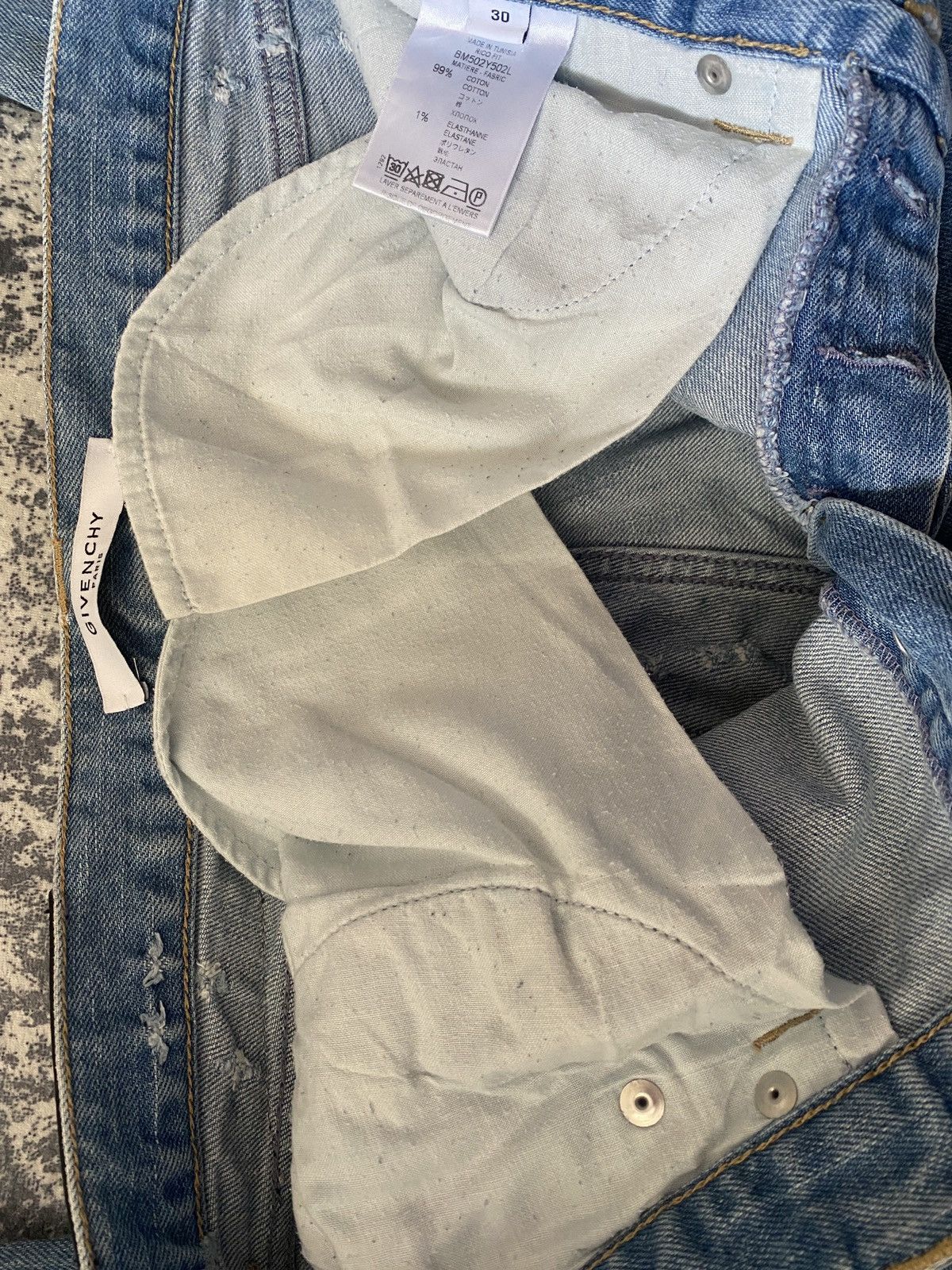 Givenchy Luxury givenchy denim with big logo on pocket Size US 30 / EU 46 - 10 Thumbnail