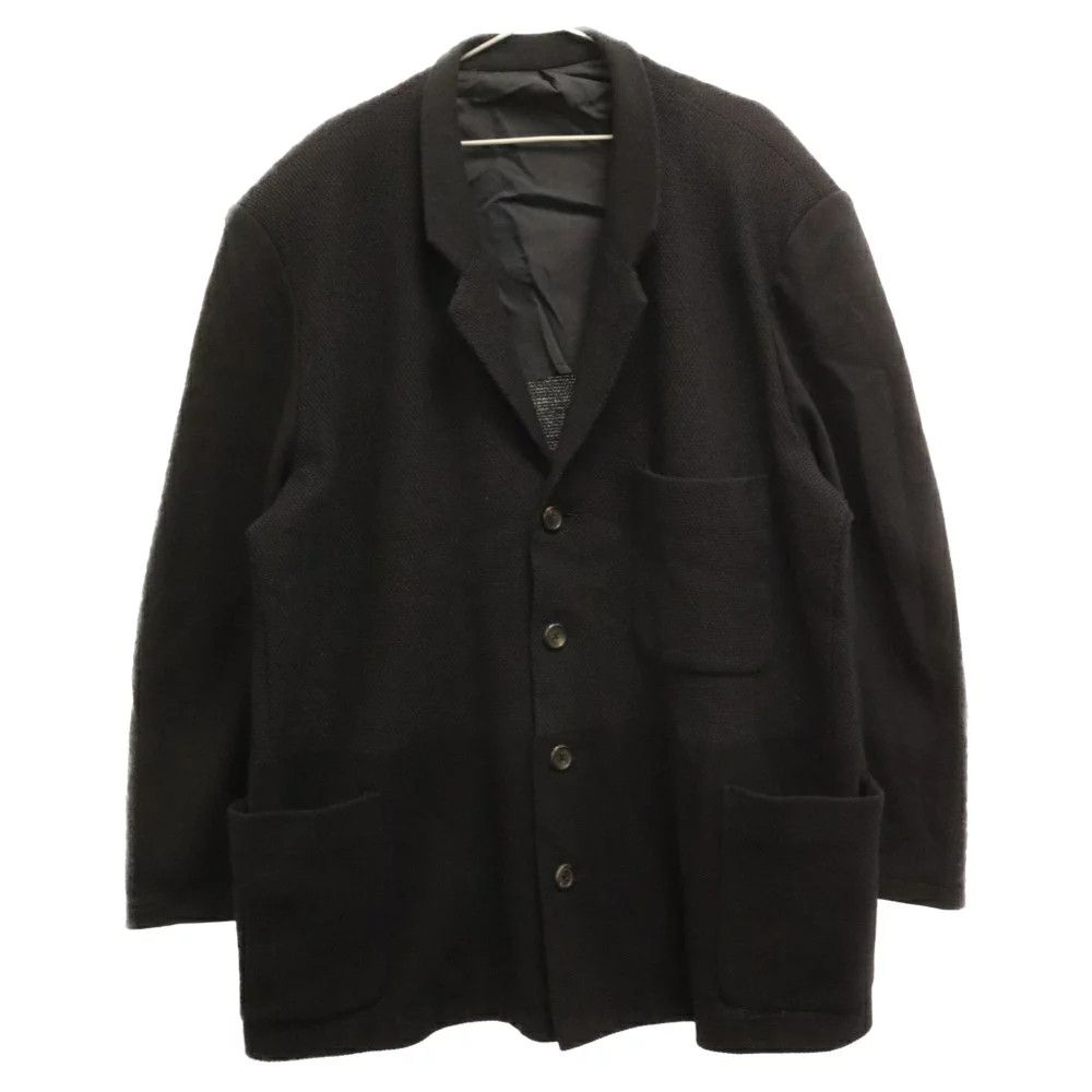 image of Yohji Yamamoto Pour Homme 80's Waffle 4B Jacket in Black, Men's (Size 2XL)