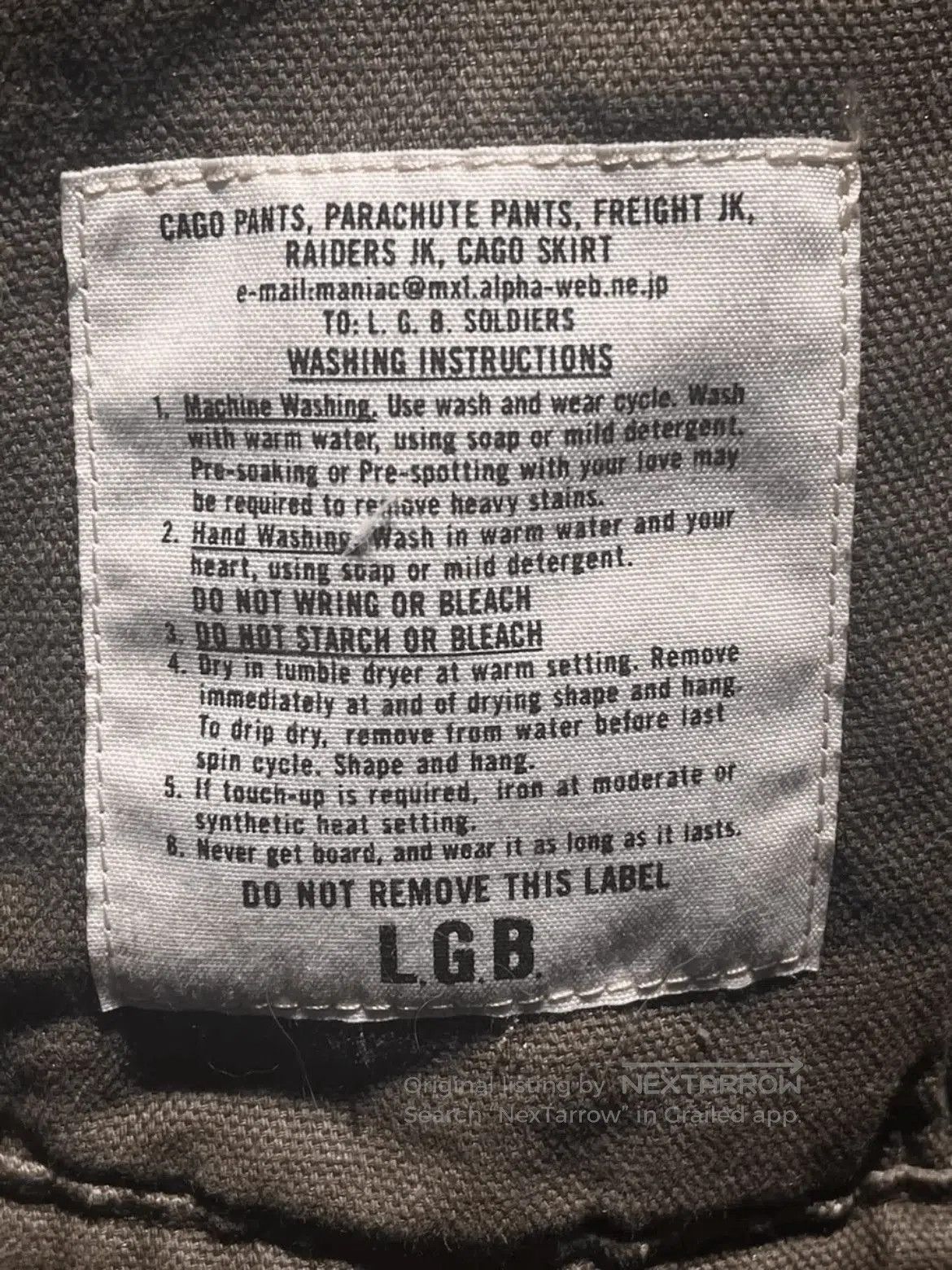 Le Grande Bleu (L.G.B.) Le Grande Bleu (L.G.B.) Heavy Cargo Jacket. Size US S / EU 44-46 / 1 - 8 Thumbnail