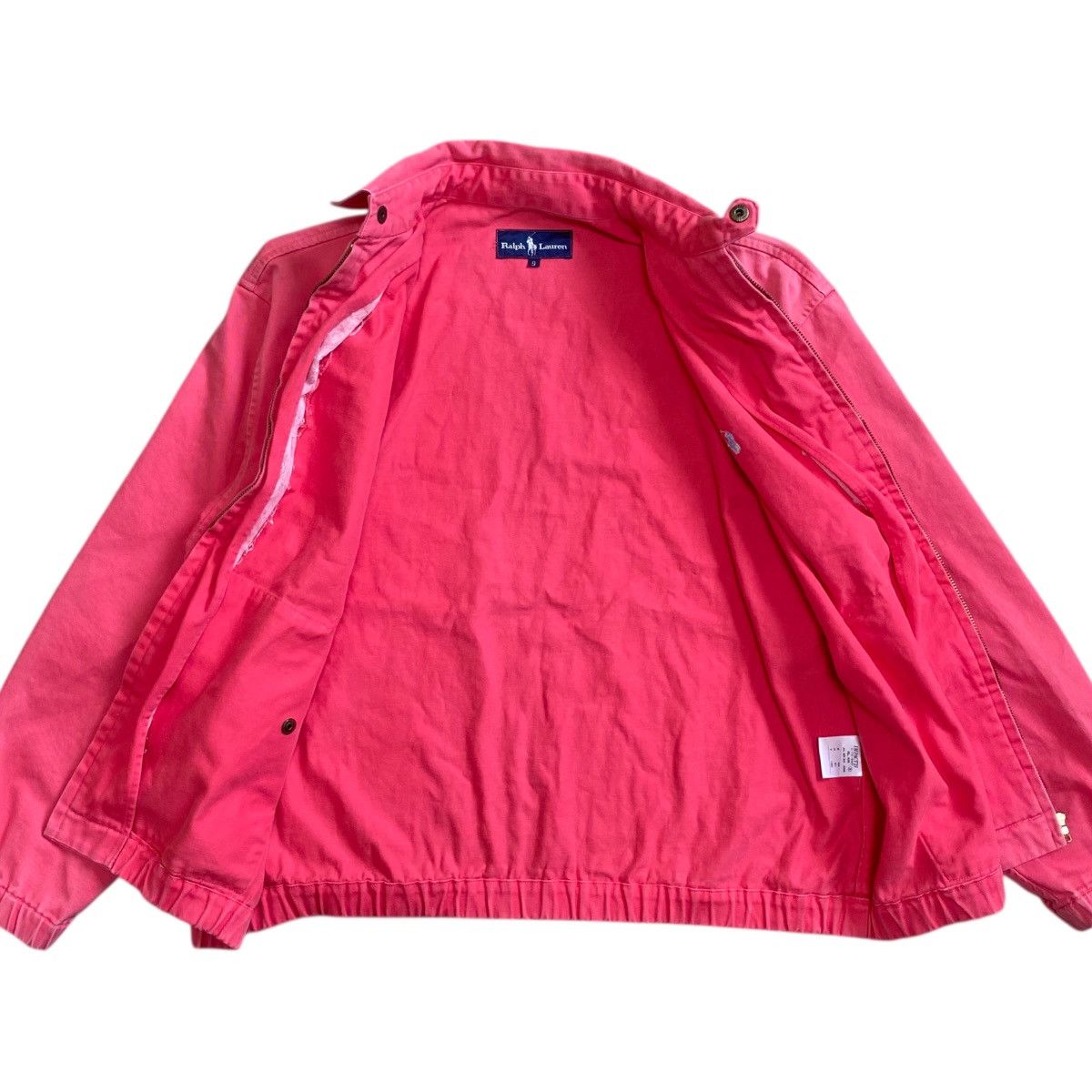 Polo Ralph Lauren × Vintage 💥90s MILKY PINK WORKER POLO RALPH LAUREN JACKET Size US M / EU 48-50 / 2 - 7 Thumbnail