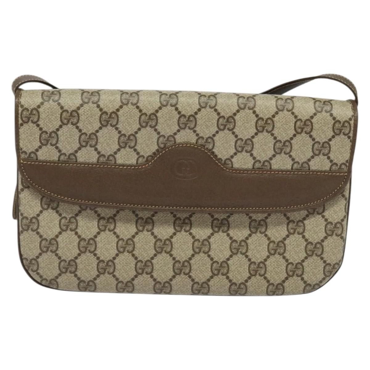Gucci GUCCI GG Supreme Shoulder Bag Pvc Beige Gold 004 256 004 256 Size ONE SIZE - 2 Thumbnail