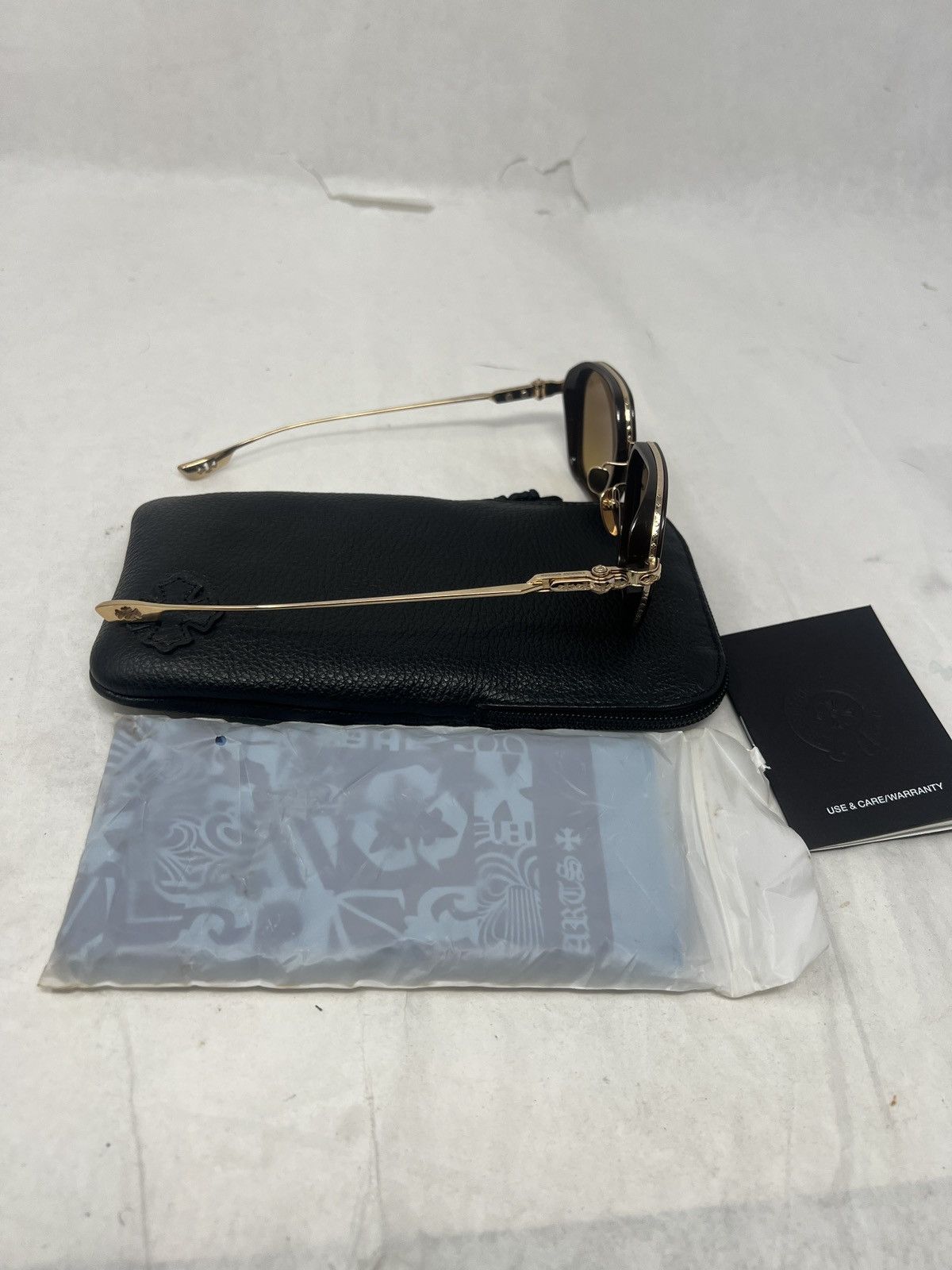 Chrome Hearts Chrome Hearts Danger Zone Sunglasses Brown Size ONE SIZE - 4 Thumbnail