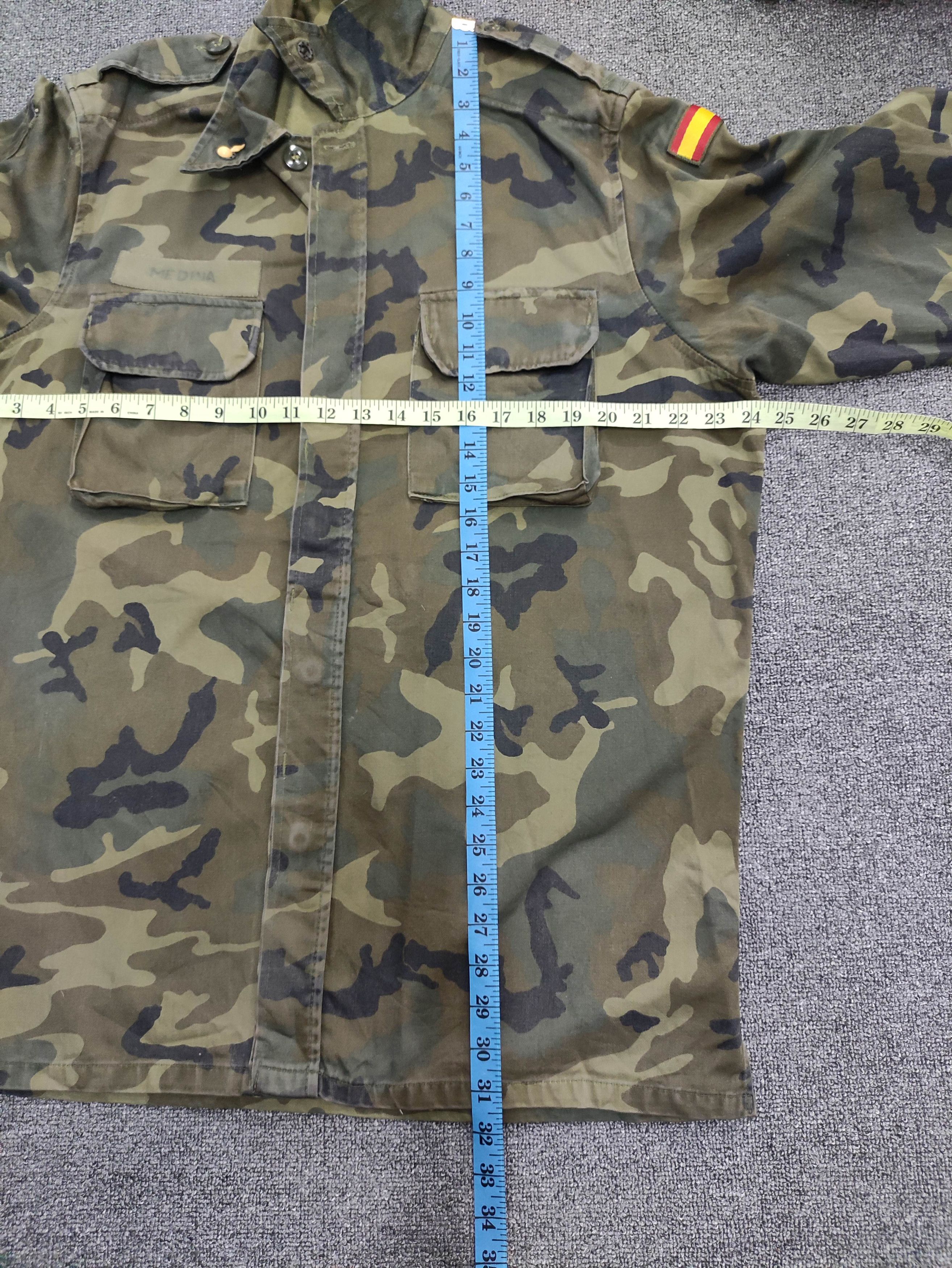 Vintage Vintage Spanish Army Camo Shirt Jacket Size US XL / EU 56 / 4 - 9 Thumbnail