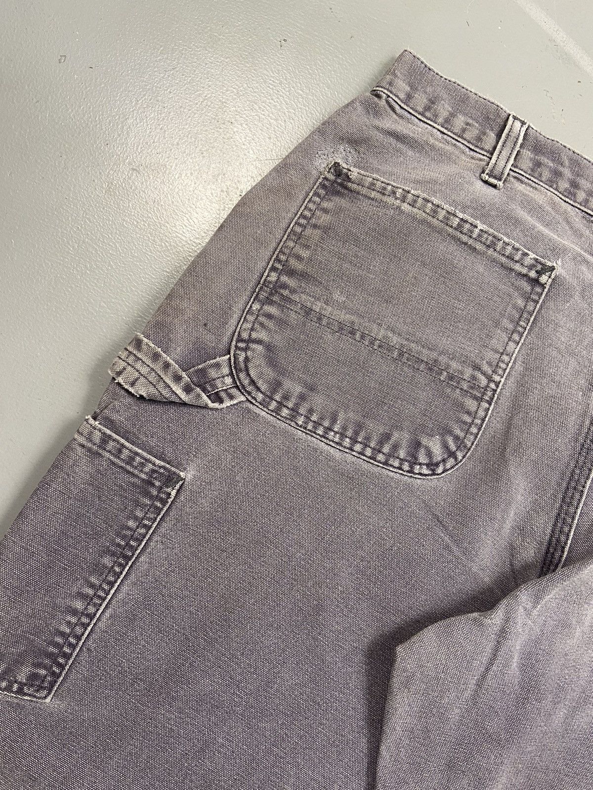 Carhartt × Vintage Vintage Carhartt faded carpenter denim Size US 34 / EU 50 - 14 Thumbnail